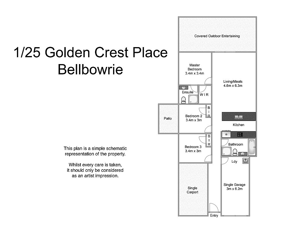 1/25 Golden Crest Place, Bellbowrie, QLD 4070 AUS